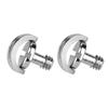 1/4 inch D-Ring Camera Screw Stainless Steel 1/4" Screw Adapter for DSLR SLR Camera Quick Release Plate Tripod Monopod Cage