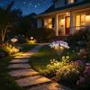 Solar Butterfly Flower Garden Light LED Outdoor Yard Lawn Decorative Lamp with Multiple Butterfly Design and Flexible Stems for Landscape Lighting