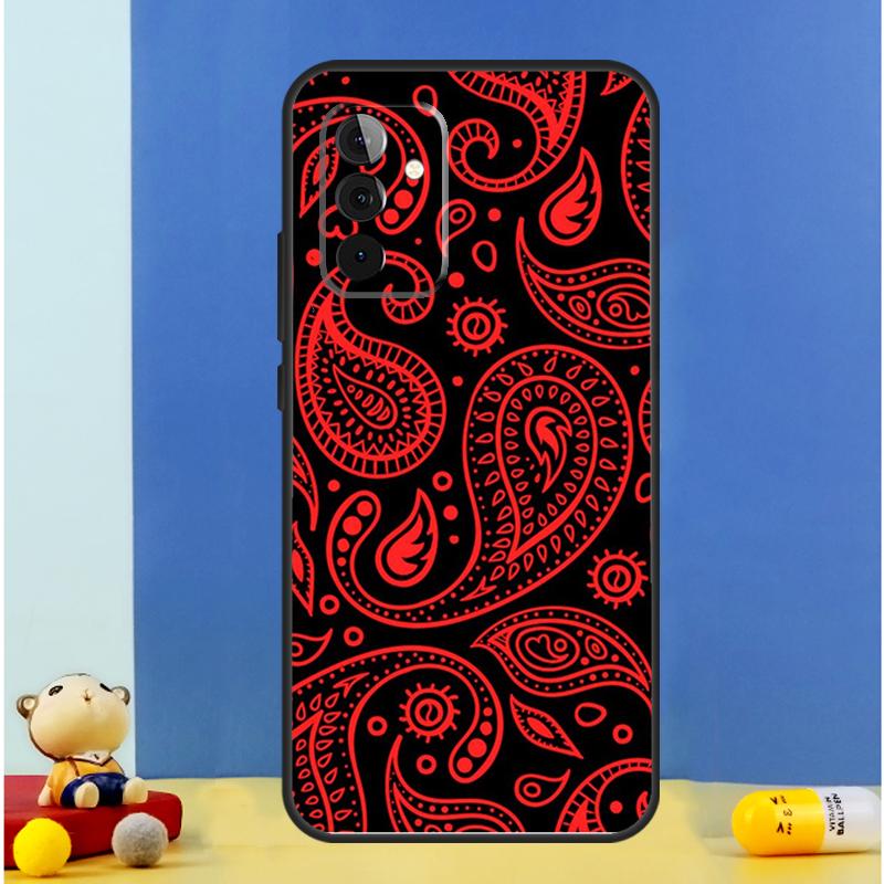 Bandana Paisley Pattern Art For Samsung Galaxy A15 A25 A51 A71 A12 A32 A52 A72 A14 A24 A34 A54 A13 A23 A33 A53 A73 Case