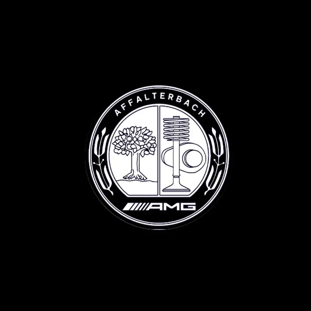 

2025 Hot 2X Car Door Sign Welcome Light LED Projection Light For Mercedes Benz AMG GLC GLA GLE GLS GL W204 W176 W205 W213 W166 W