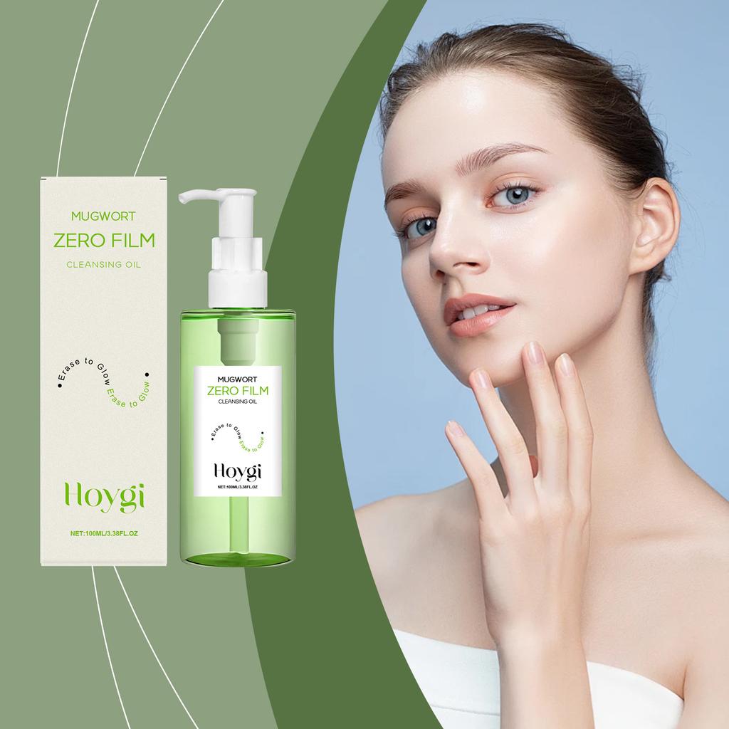 HOYGI Gentle Soothing Cleansing Oil Mild Makeup Remover for Face Eyes and Lips Refreshing Cleansing Oil