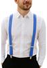Y-Shaped Adjustable Elastic Suspenders with Strong Clips for Parties