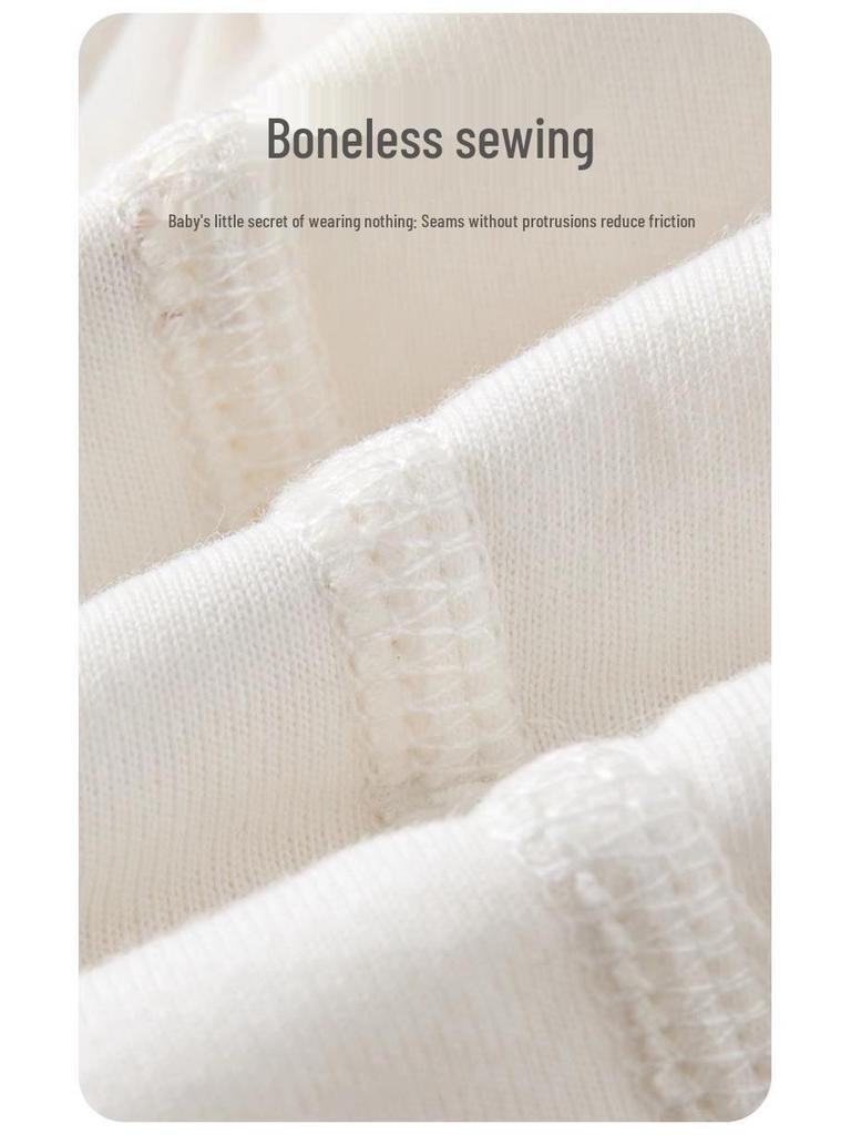 Jingqi Kinder Steppbaumwoll Unterwäsche Set - Warme Herbst/Winter Hose & Oberteil für Jungen und Mädchen