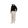 Emporio Armani Ea7 Fw24 Loose Fit Cargo Pants Women Pants Off-White 6DTP20-TNFTZ-1120