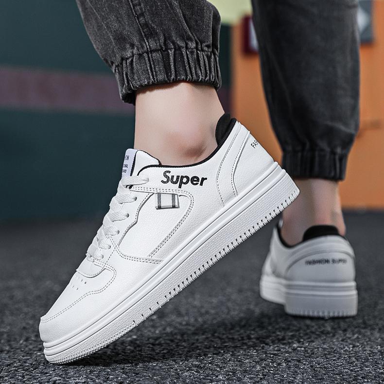 Small white shoes men's shoes spring all the breathable sports all the fashion board shoes boys fashion shoes casual shoes men's shoes