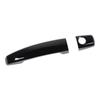 1 Pair Car Exterior Left Right Side Door Handle Cover Trim Cap Set Fit for Chevrolet Camaro 2010-2012 2013 2014 2015 Black ABS