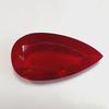 Certified Natural Red Ruby 90.09 Ct Pear Mozambique Heated Gemstone M064 L5Z40