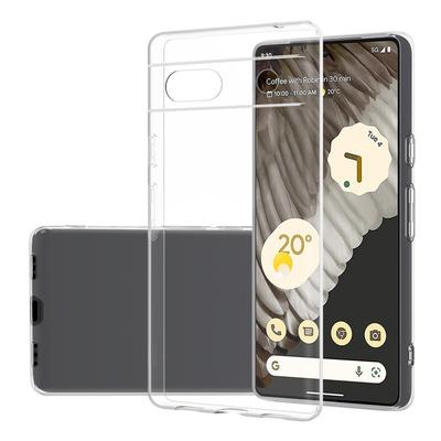 For Google Pixel 7a Pixel7a 5G Slim Crystal Clear Transparent Soft TPU Back Case Protection Skin Camera Protect Cover