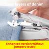 Portable Manual Mini Micro Sewing Machine - Handy Handheld Simple Sewing Tool for Clothes - Pocket-sized Small Tailor's Machine