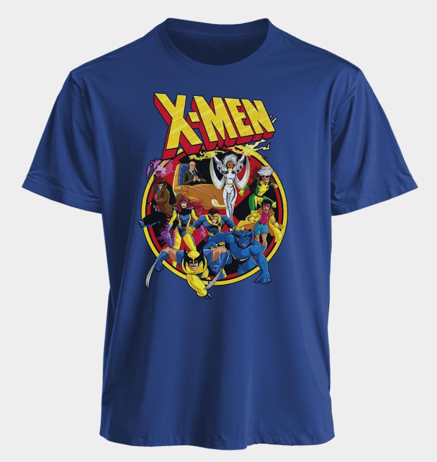 Herren- und Damen-T-Shirts X-Men Sommer Amerikanischer Frühling und Herbst Sport und Fitness Trend Übergroß Kurzärmlig