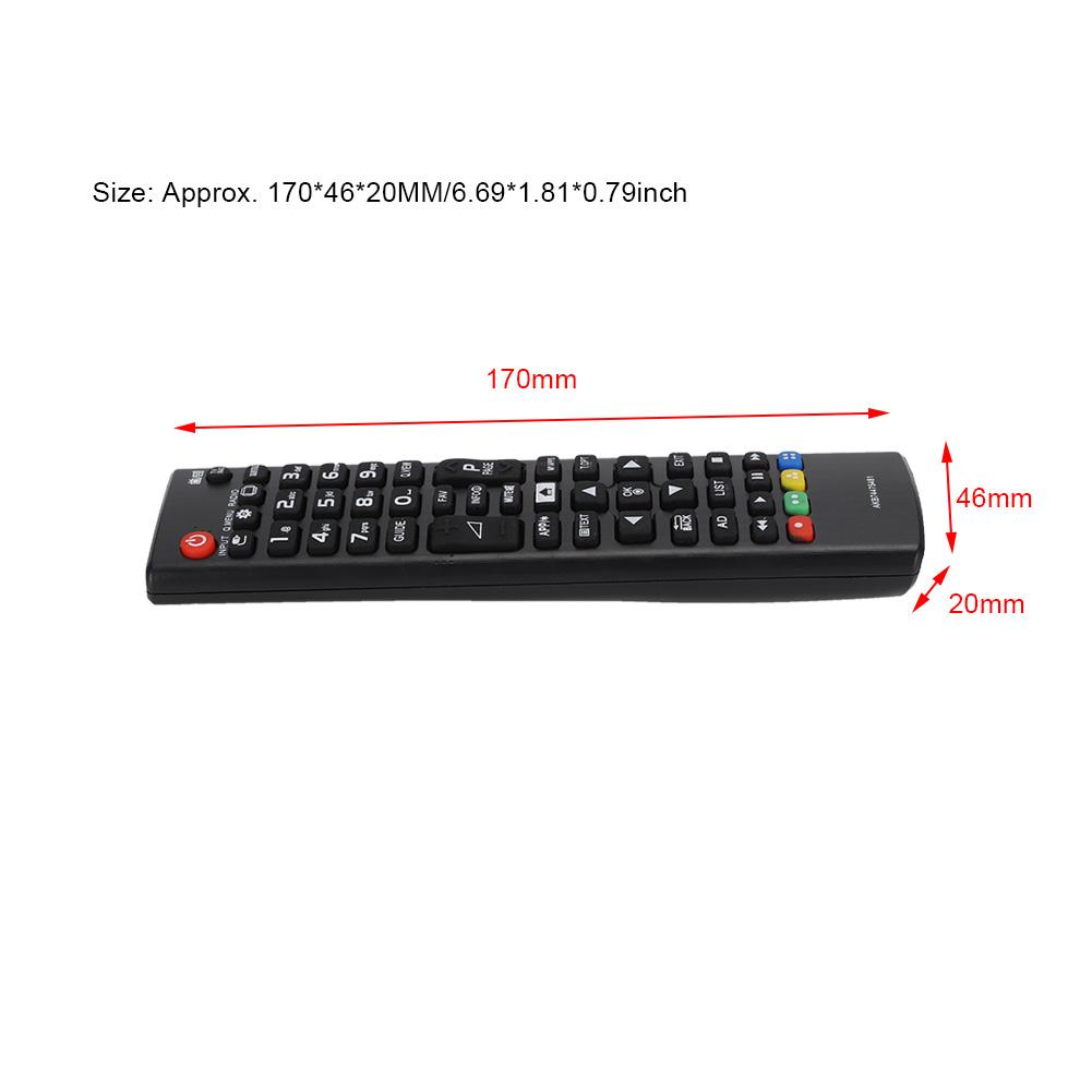 ABS Material Shell TV Television Remote Control for LG AKB74475481 Powered by Battery