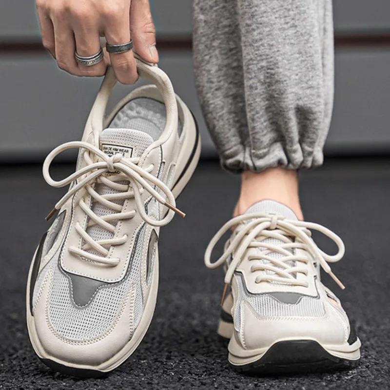 Heißer Verkauf Marke Herrenschuhe Atmungsaktive Ausgehöhlte Lässige Sandale Designer Plateau Sandalen Outdoor Rutschfeste Sneakers für Herren 2024