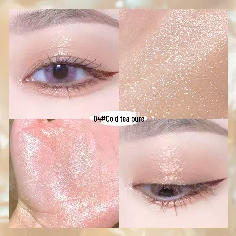 NOVO5851 Dual-Head Shimmer Eyeshadow Stick: Easy One-Swipe Highlight & Contour