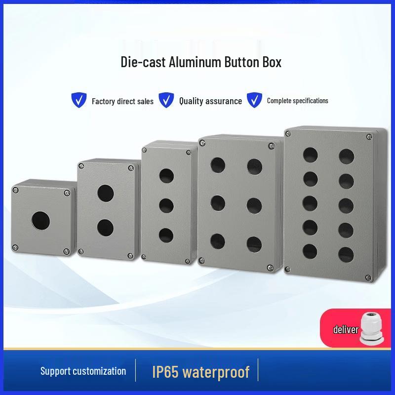 Yundu 9-Hole Double-Row Metal Cast Aluminum Control Box