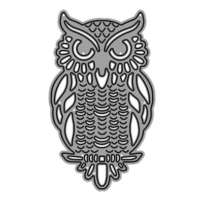 Troqueles de Corte de Búho de Dibujos Animados Delicados Animales Embossing Troqueles de Escritura Plantillas para DIY Scrapbooking Journaling Adornos