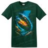 Goldfish T Shirt Colorful Aquatic Fish Splash Art Ocean Lover Graphic Tee Gift