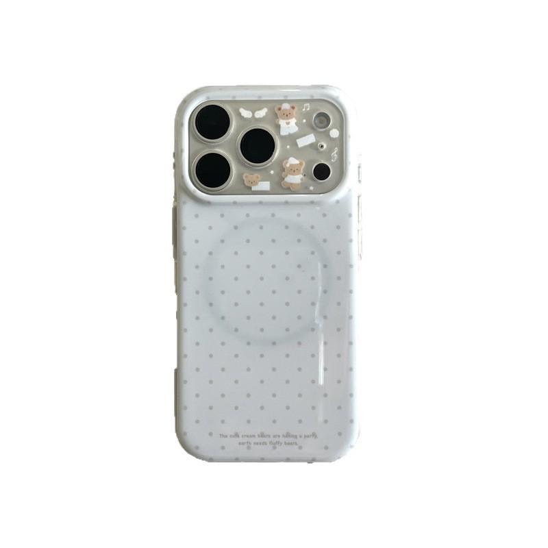 

Blue Bear Magnetic Phone Case for Apple 17Pro Max - Fits 16Pro & 15Pro, Double Layer Protection 16pro