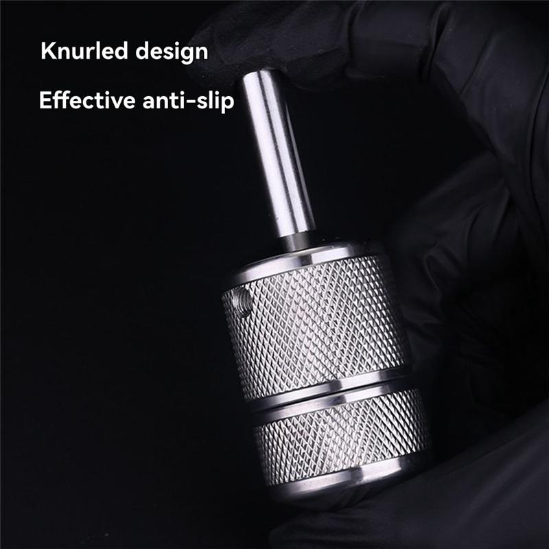 Tattoo Self-Locking Handle Tattoo Grip Tube Stainless Steel 22MM 25MM 30MM Self-Locking NONE серебряный