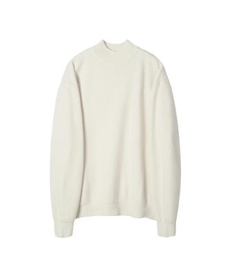 Leopeusaideu Mock Turtleneck Knit Ivory