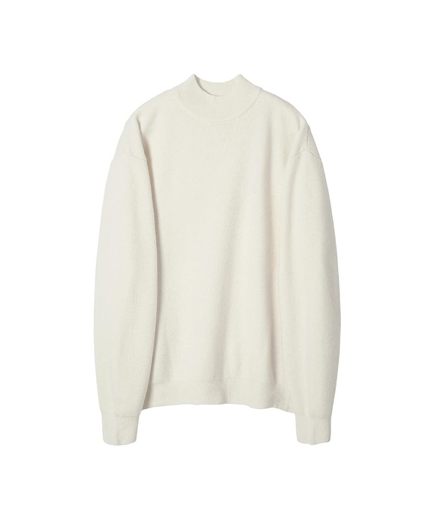 Leopeusaideu Mock Turtleneck Knit Ivory