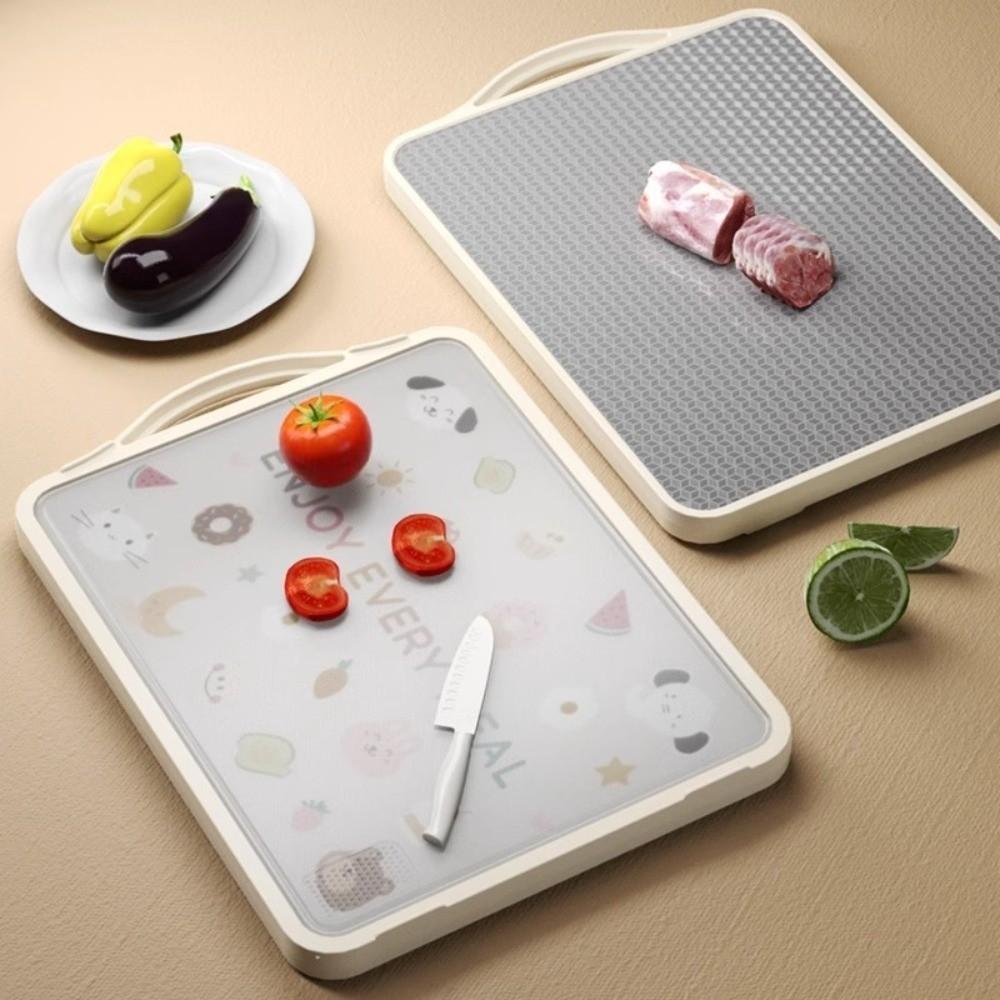 Stainless Steel Cutting Board Double Sided Antibacterial Chopping Board Cut Vegetables Meat Stand-up Cutting Boards Mats