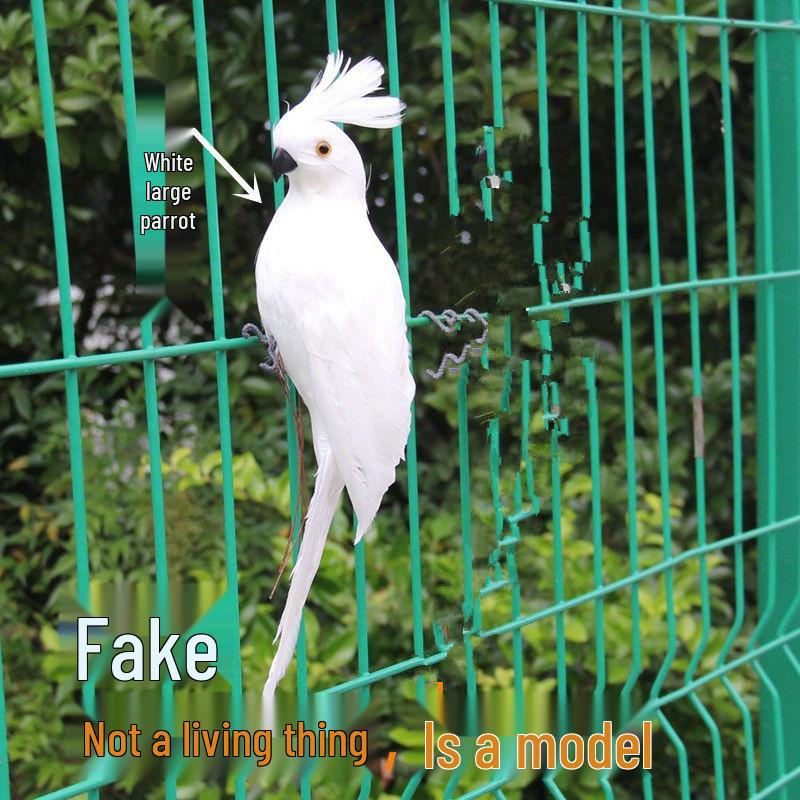 Small Parrot Foam Bird for Garden & Plant Decorations