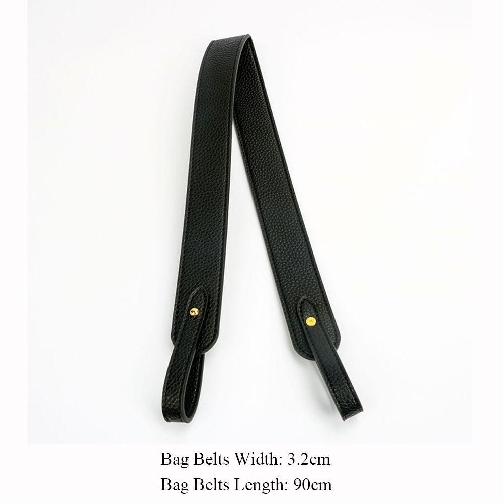 PU Leather Solid Color Bag Strap Women Handbag Belt Wide Shoulder Bag Strap Replacement Adjustable Bag Strap Bags Accessories