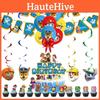 Paw Patrols Party Supplies Balloons Banner Cupcake Toppers Kids Birthday Decor