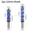 24TE Flush Trim Router Bit Shank Double Bearing for Detailed Carving Double Bearing Design and Spirals Flutes