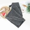 Women's Sparkling Rhinestone Ice-silk Wide Leg Pants High Waist Slim Textured Straight Drape Casual Summer 2026 Cross-border Trousers