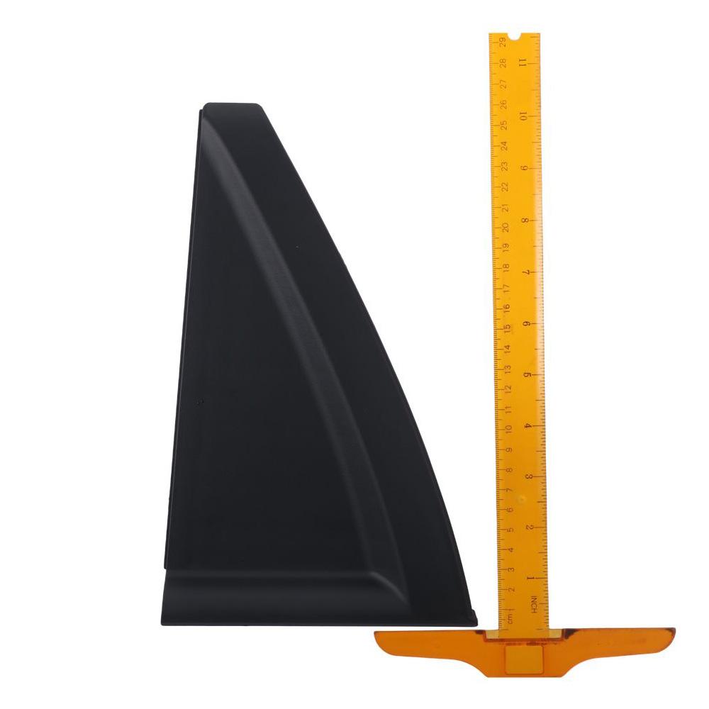 1 Pair 9.84x6.1x1.18in Outside Door Molding Right Passenger Side Black Delta Molding ABS Left Drive Side 83840-1F001