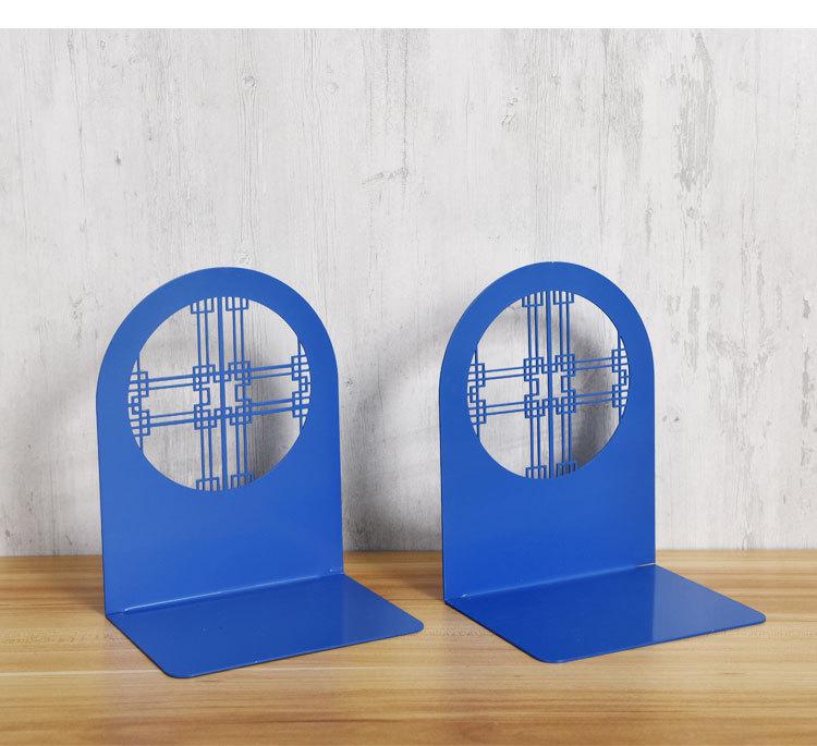Chinese Style Ancient Architecture Metal Bookends: Decorative Desktop Ornaments and Book Support Clips