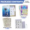 Lily Puzzle Wooden 3D Three-Dimensional Splicing Toy 2-In-1 Set Coloring Puzzle