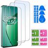 3x TEMPERED GLASS for Realme 12+ Plus 5G SCREEN GLASS 9H Set of 3