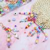 Customized DIY Bead Bracelet and Keychain Kit for Stringing Ornaments and Accessories