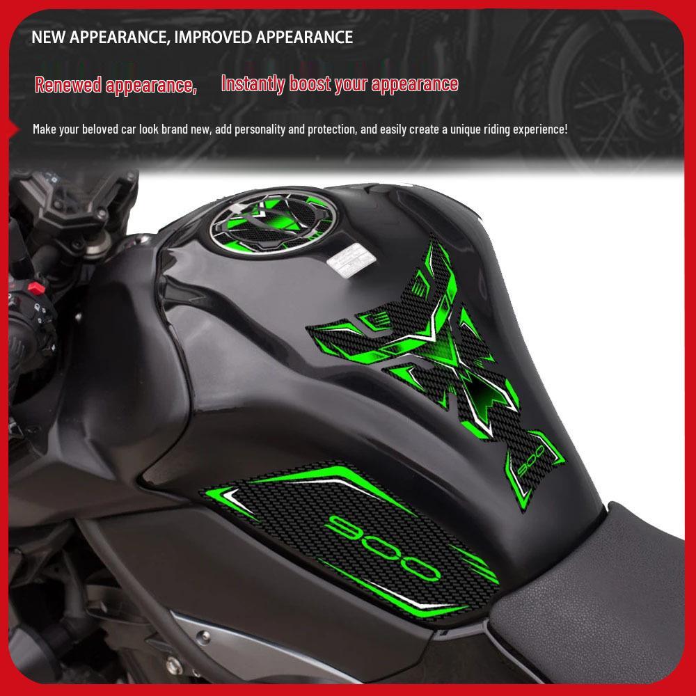 Kawasaki Z900 Sada 3D ochranných samolepek na nádrž