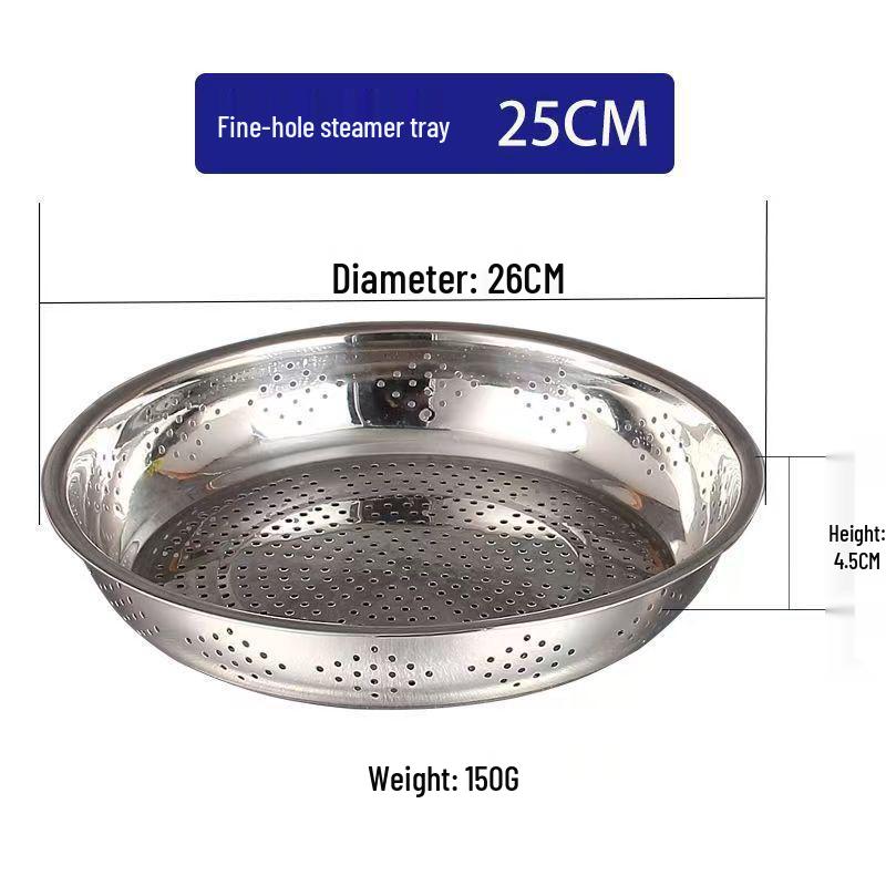 Extra Thick Stainless Steel Colander Steamer Basket with Flat Bottom and Fine Mesh Sieve