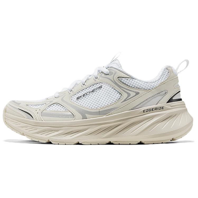 Skechers Edgeride Fashion Versatile Shock Absorbing Low Top Running Shoes Women sneaker White 150499-WMLT 38