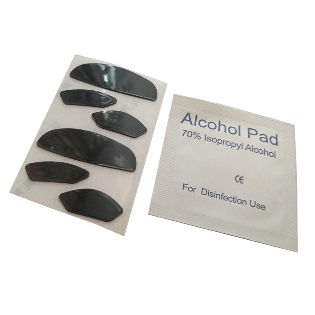 2 Pcs of Mouse Feet Mouse Skates for 310 Gaming Mouse Feet Replacement Black 0.6mm