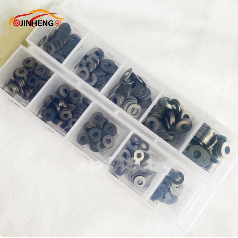 500Pcs 3x7.2mm 4x9mm CRIN Diesel Common Rail Injector Pressure Adjusting Shims Washer for Cummins STR AOWEI