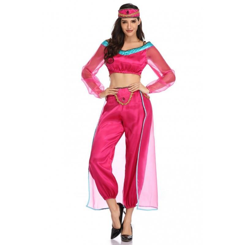 Elegant Adult Jasmine Princess Costume Dress For Women Perfect For Halloween Parties