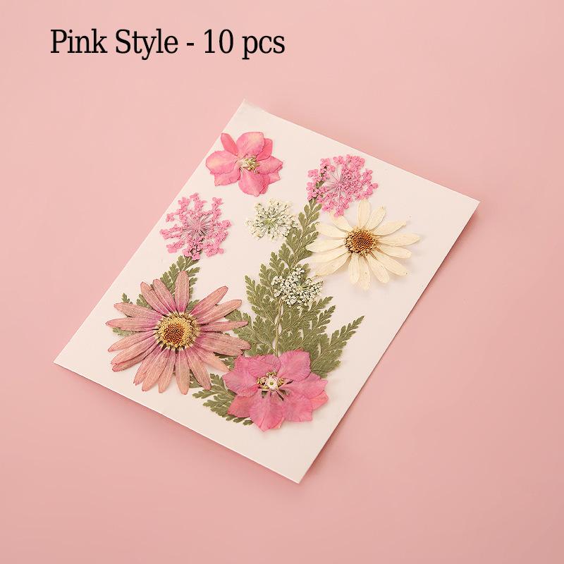 Transparent Preserved Flower Bookmark Set DIY Pressed Flower Bookmark Craft Kit with Clear Jar Stickers Handmade Bookmarks