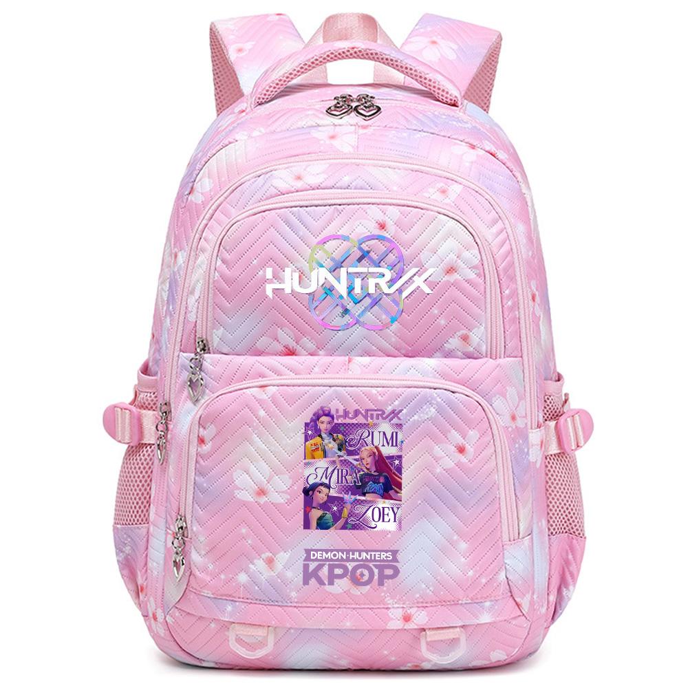 Anime K-Pop Printed Backpack Student Teenager Bookbag for Boy Girl Schoolbag Kid Gift Women Large Capacity Travel Bag Mochila Escolar Rucksack