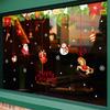 Santa Claus Decorations, Snowman Scene Arrangement, Electrostatic Glass Door, Window Flower Stickers