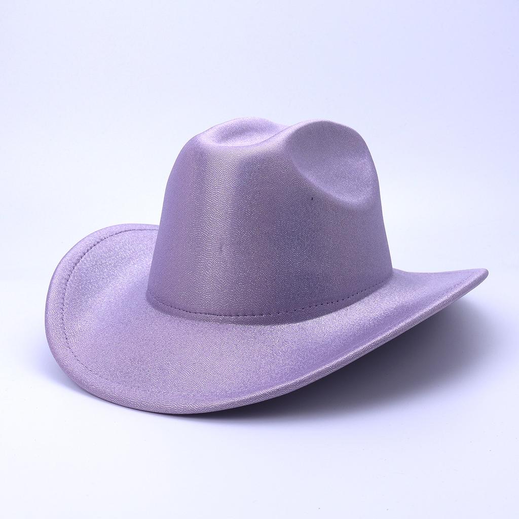 Paillettenbesetzter Western-Cowboyhut Europäischer und Amerikanischer Braut-Jazzhut Nachtclub Karnevalsparty Zylinder