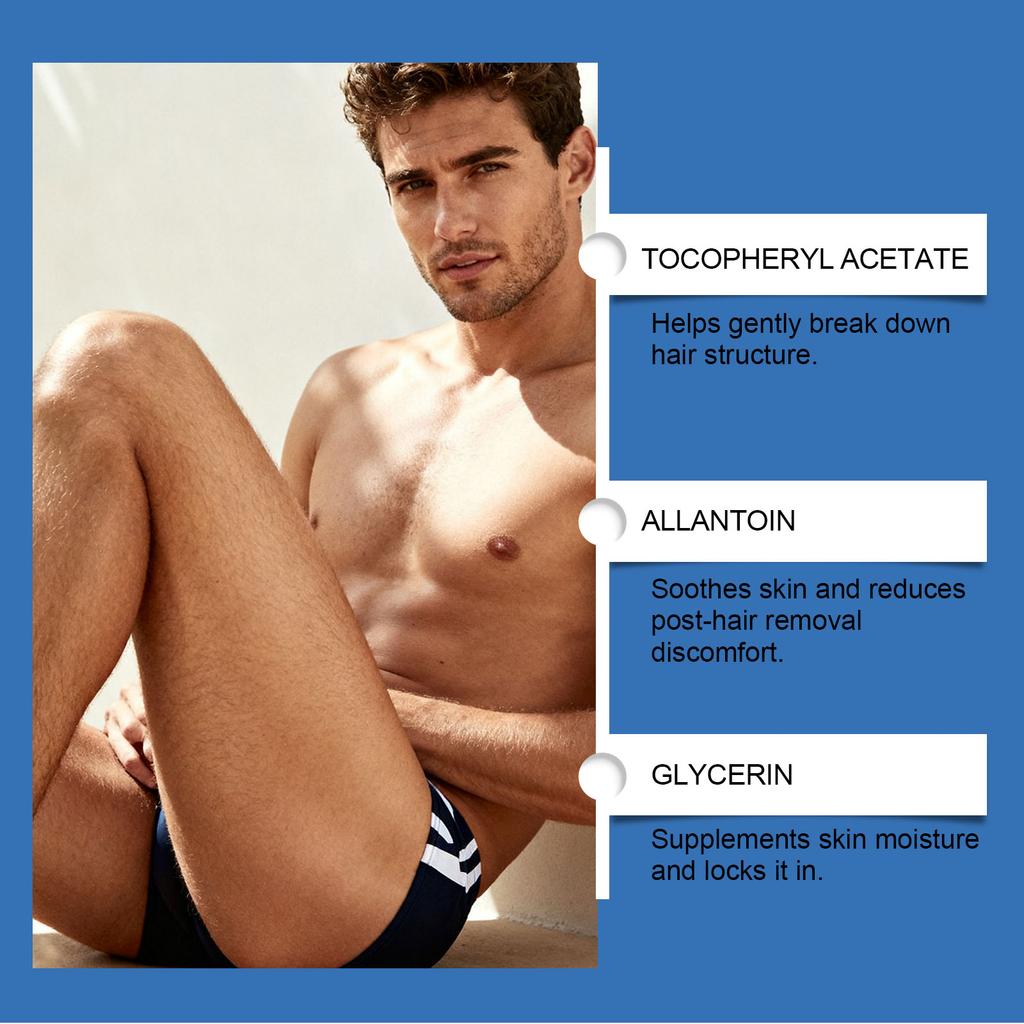 Crema Depilatoria Sedosa para Piel Suave - Vello no Deseado Corporal, Piernas, Axilas y Rostro, Apta para Mujeres y Hombres en Casa