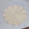 Handwoven Round Placemat Waterproof Heat-Resistant Table Mat for Dining Non-Slip Rustic Kitchen Decor for Home Restaurant