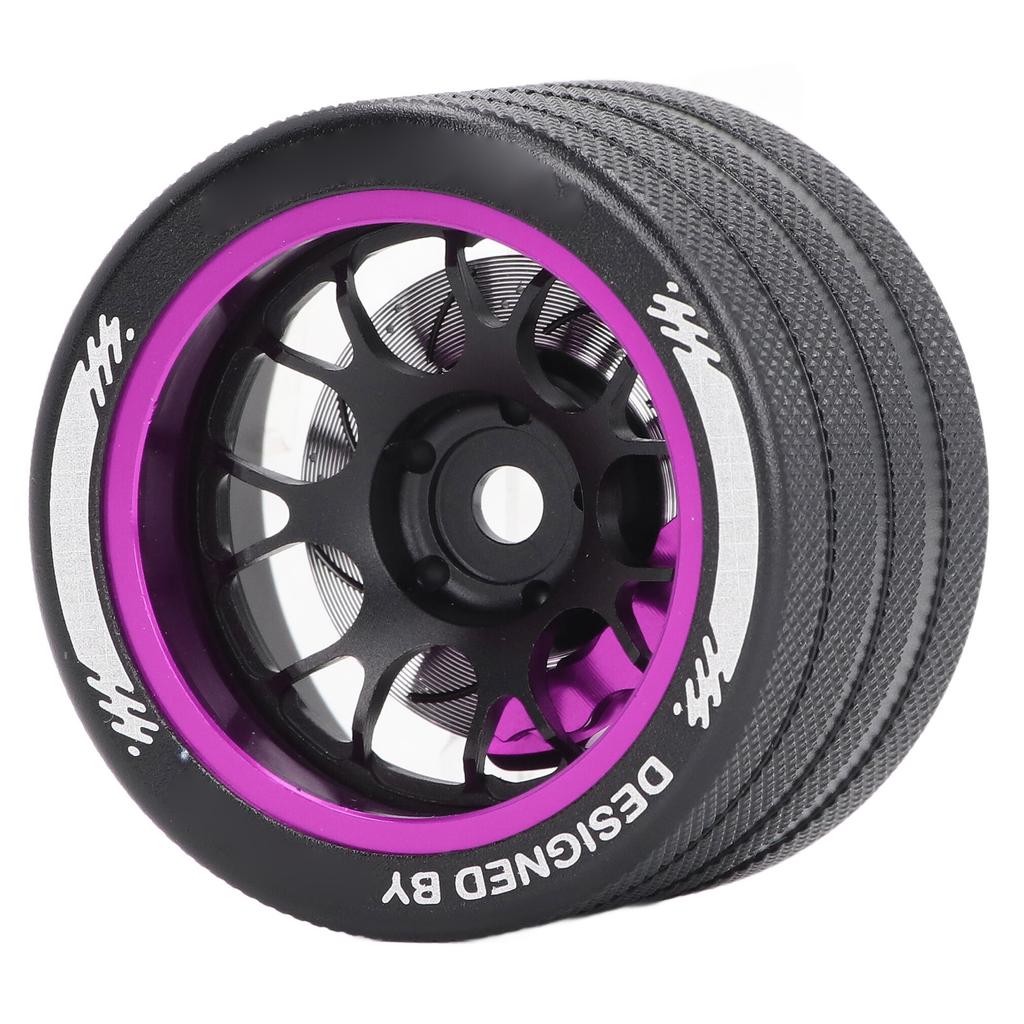 RC Hand Wheel Aluminum Alloy Lightweight Impact Resistance Remote Control Handwheel for FLYSKY Purple