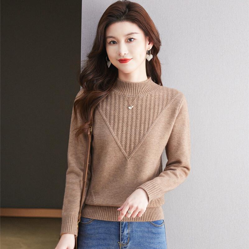 Snowflying Women s Semi-High Neck Base Layer Sweater M