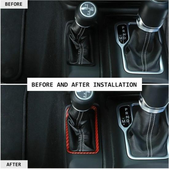 Four Wheel Gear Shift Decor Trim Cover Ring for Jeep Wrangler JL & JT 2018-